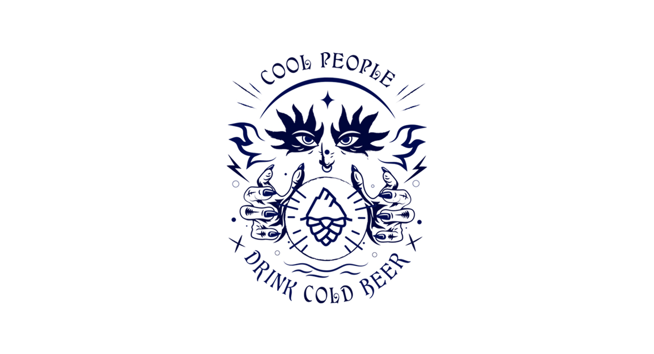 illustration pour tee-shirt de bière